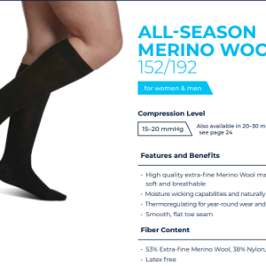 All Season Merino Wool 152-192 For Women and Men