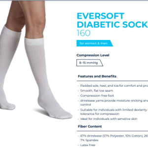 Eversoft Diabetic Socks 160 For Women and Men