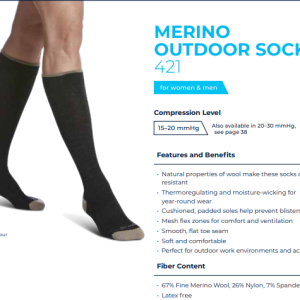 Merino Outdoor Socks 421 For Women and Men